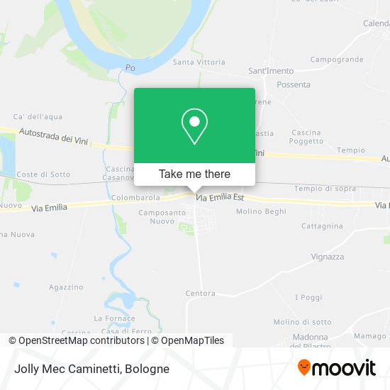 Jolly Mec Caminetti map