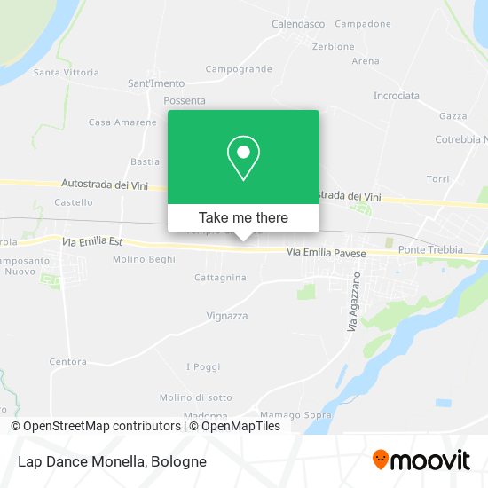Lap Dance Monella map