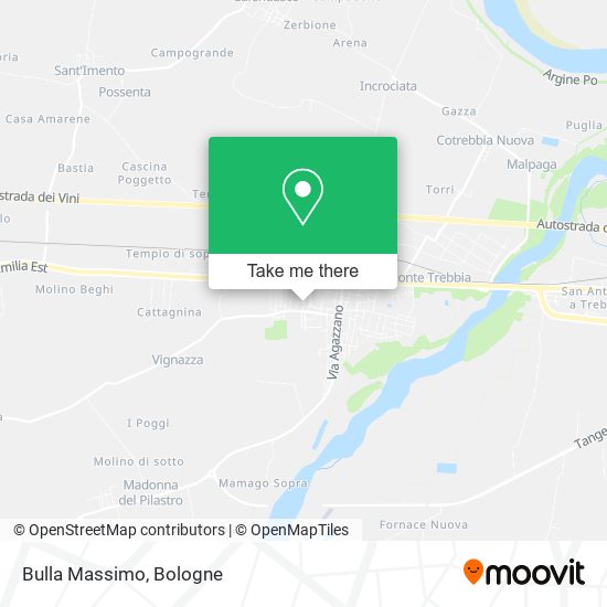 Bulla Massimo map