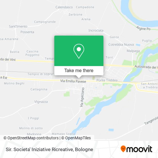 Sir. Societa' Iniziative Ricreative map