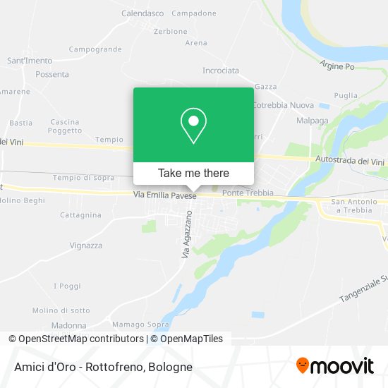 Amici d'Oro - Rottofreno map
