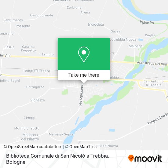 Biblioteca Comunale di San Nicolò a Trebbia map
