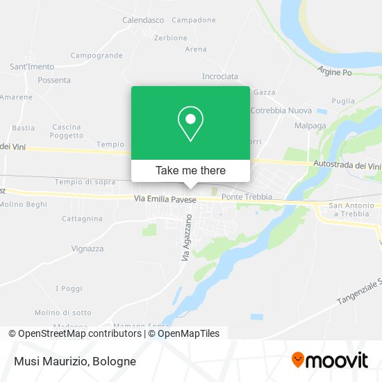 Musi Maurizio map
