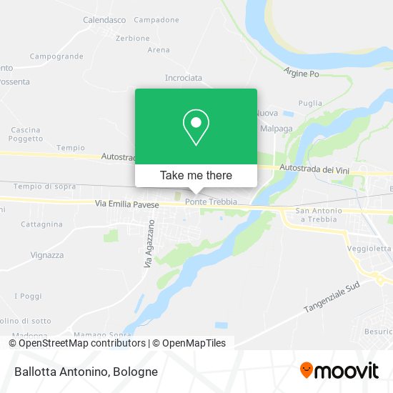 Ballotta Antonino map