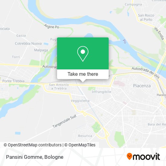 Pansini Gomme map