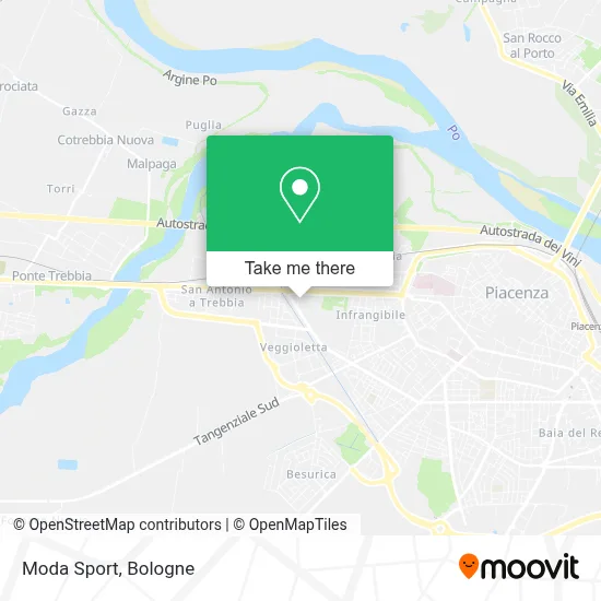 Moda Sport map