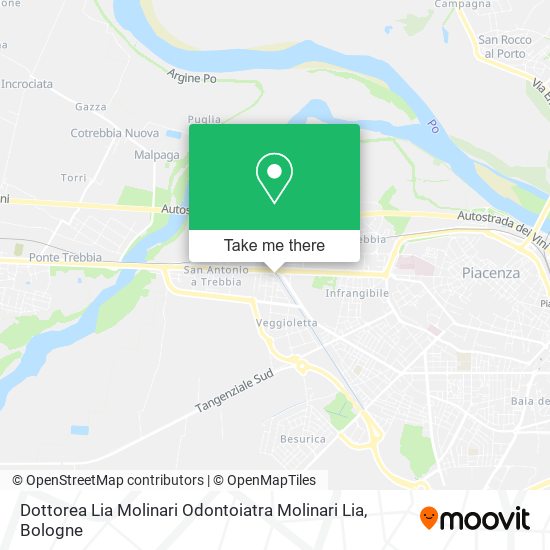 Dottorea Lia Molinari Odontoiatra Molinari Lia map