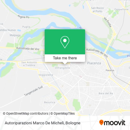 Autoriparazioni Marco De Micheli map