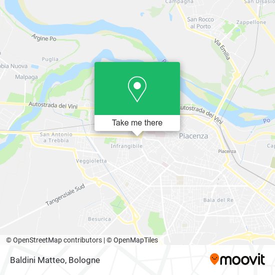 Baldini Matteo map