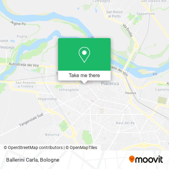 Ballerini Carla map