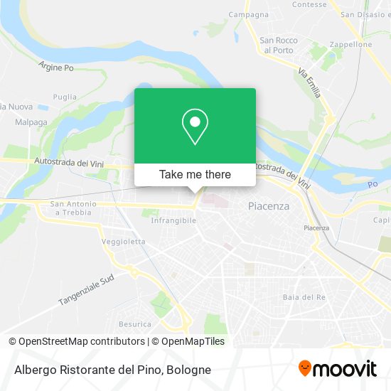 Albergo Ristorante del Pino map