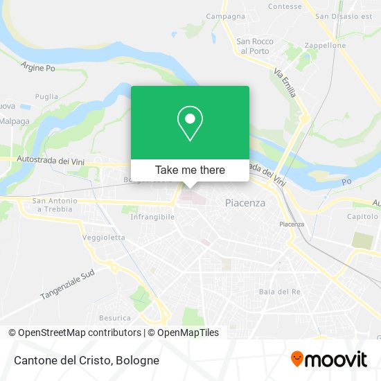 Cantone del Cristo map