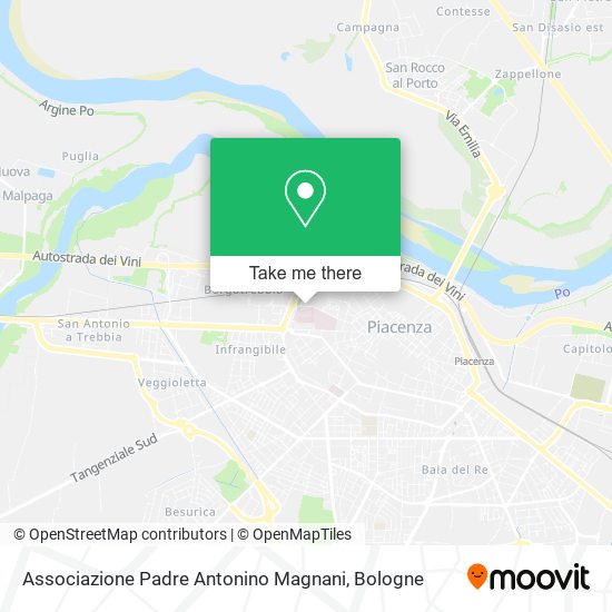 Associazione Padre Antonino Magnani map
