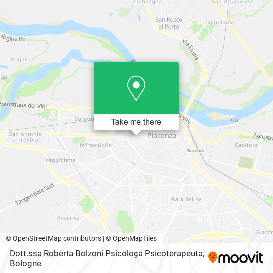 Dott.ssa Roberta Bolzoni Psicologa Psicoterapeuta map
