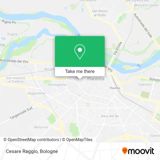 Cesare Raggio map