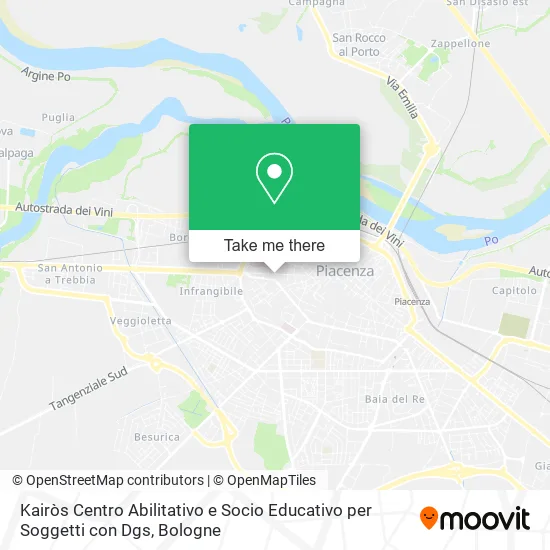 Kairòs Centro Abilitativo e Socio Educativo per Soggetti con Dgs map