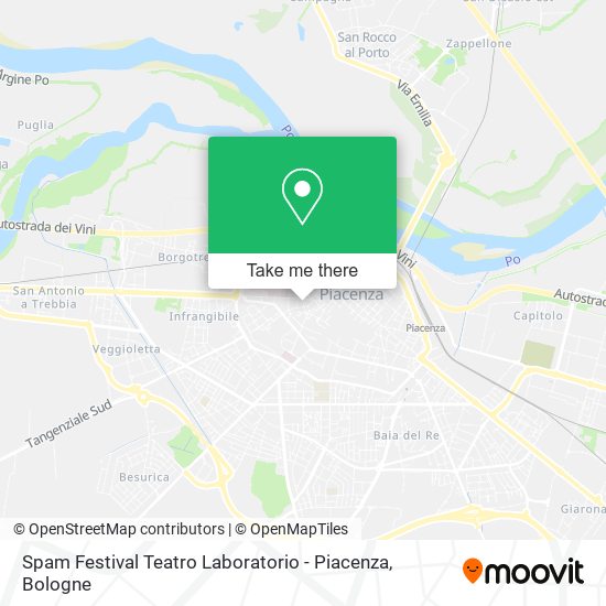 Spam Festival Teatro Laboratorio - Piacenza map