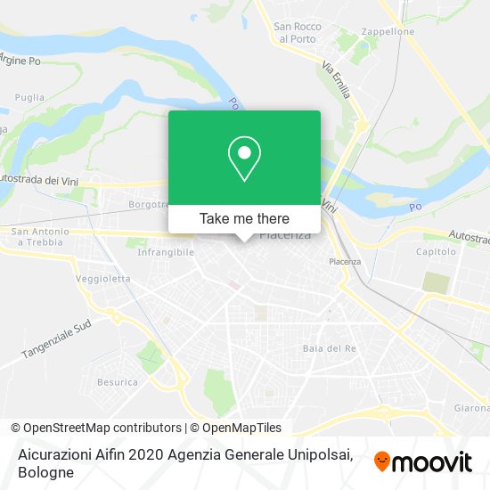 Aicurazioni Aifin 2020 Agenzia Generale Unipolsai map