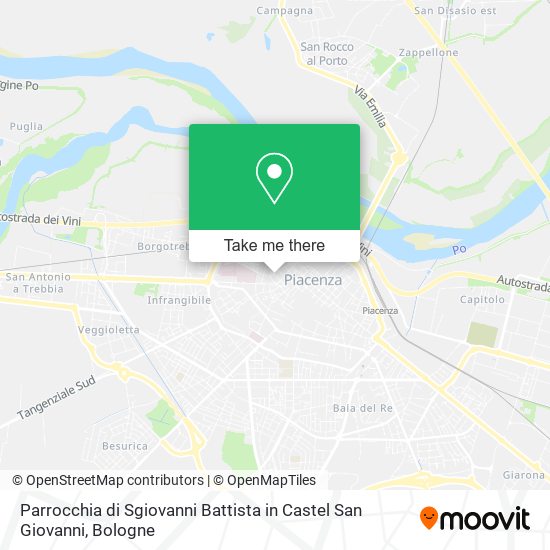 Parrocchia di Sgiovanni Battista in Castel San Giovanni map