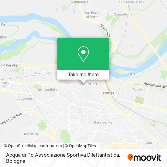 Acqua di Po Associazione Sportiva Dilettantistica map