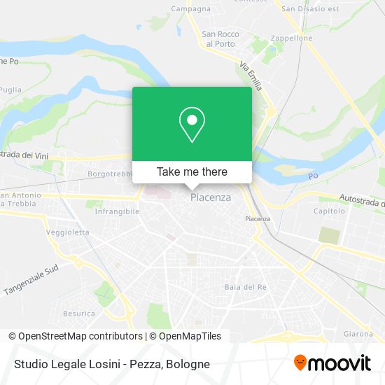 Studio Legale Losini - Pezza map