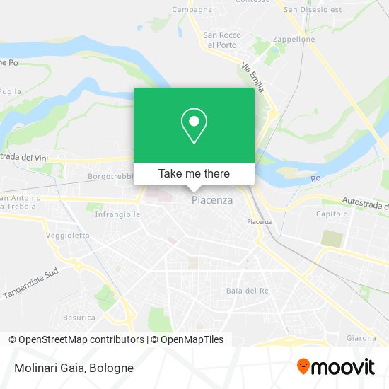 Molinari Gaia map