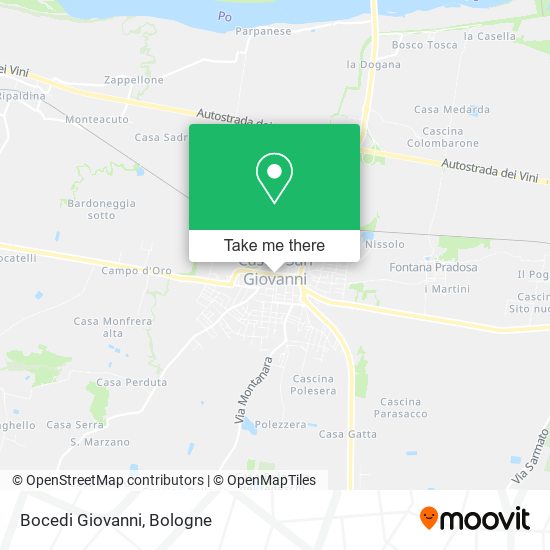 Bocedi Giovanni map