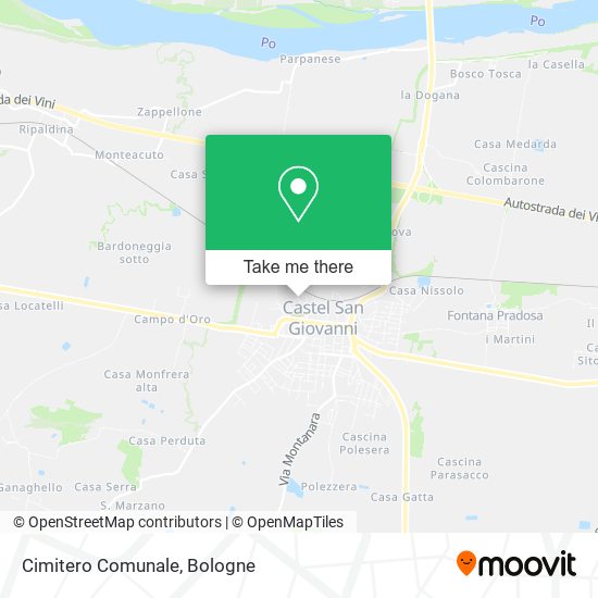 Cimitero Comunale map
