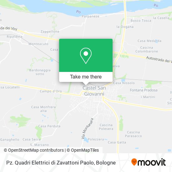 Pz. Quadri Elettrici di Zavattoni Paolo map