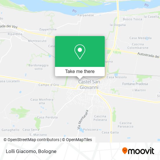Lolli Giacomo map