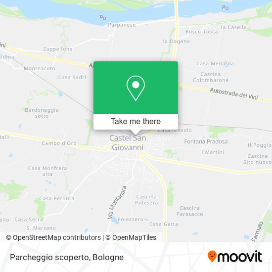 Parcheggio scoperto map