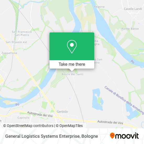 General Logistics Systems Enterprise map