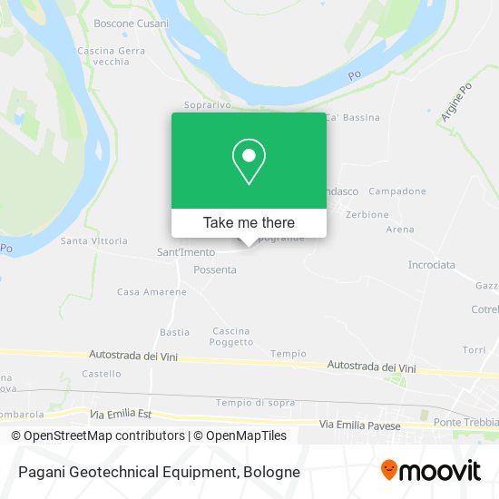 Pagani Geotechnical Equipment map