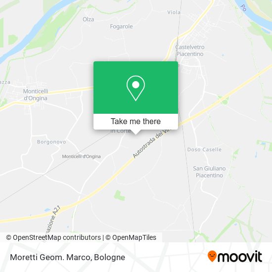Moretti Geom. Marco map