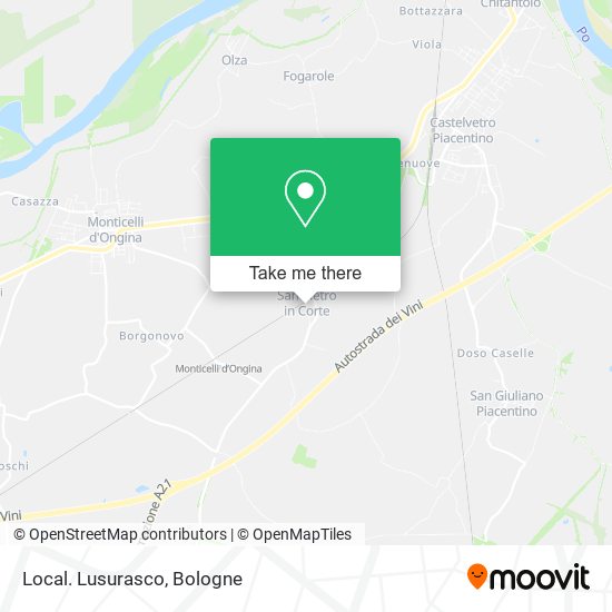 Local. Lusurasco map