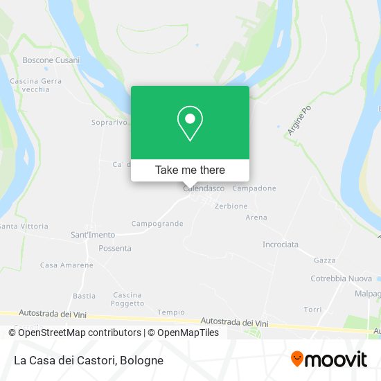 La Casa dei Castori map