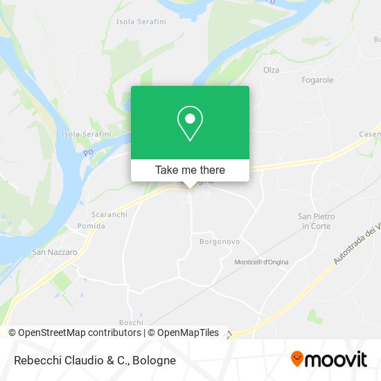 Rebecchi Claudio & C. map