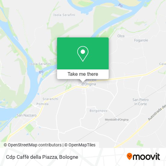 Cdp Caffè della Piazza map
