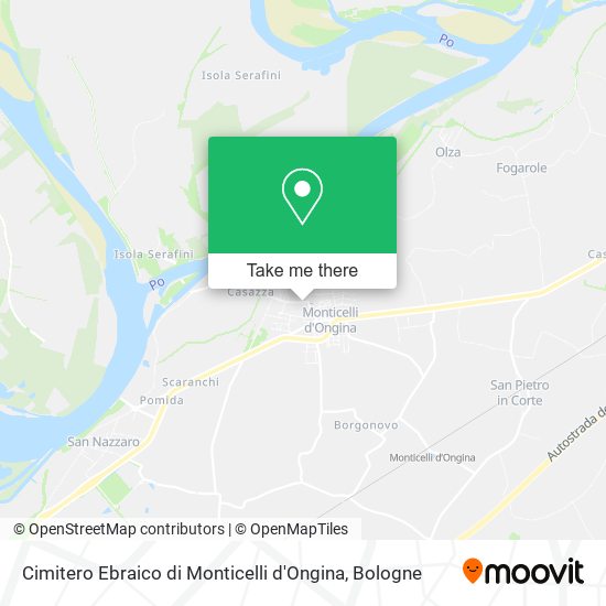 Cimitero Ebraico di Monticelli d'Ongina map