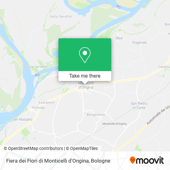 Fiera dei Fiori di Monticelli d'Ongina map