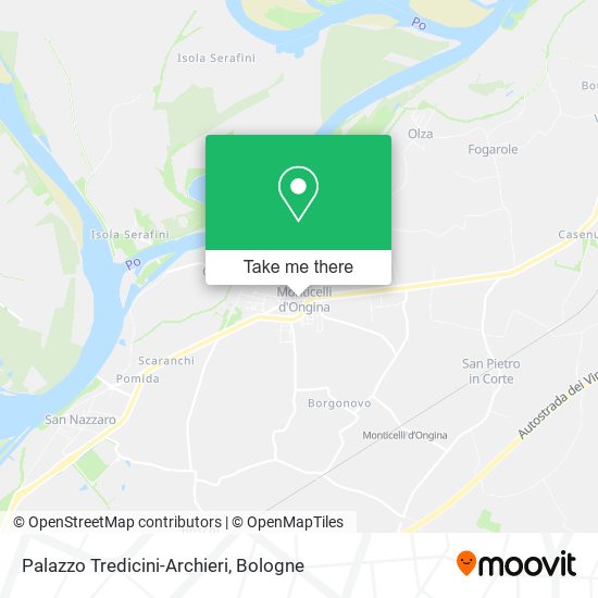 Palazzo Tredicini-Archieri map
