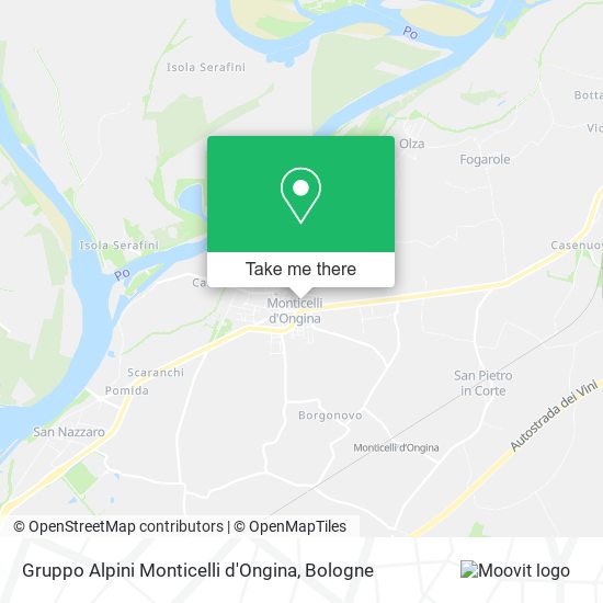 Gruppo Alpini Monticelli d'Ongina map