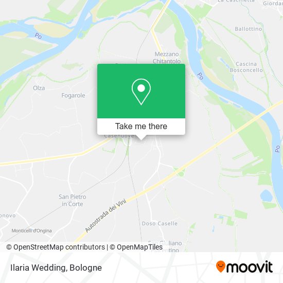 Ilaria Wedding map