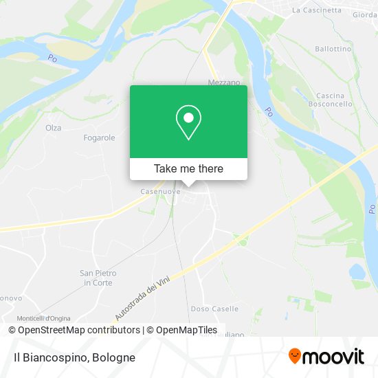 Il Biancospino map