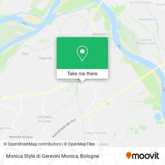 Monica Style di Gerevini Monica map