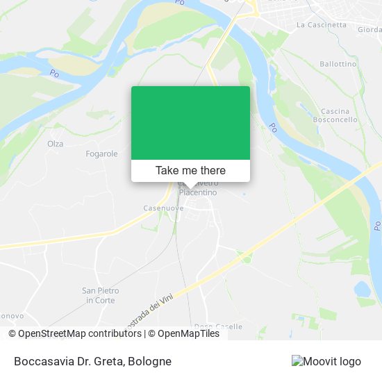 Boccasavia Dr. Greta map