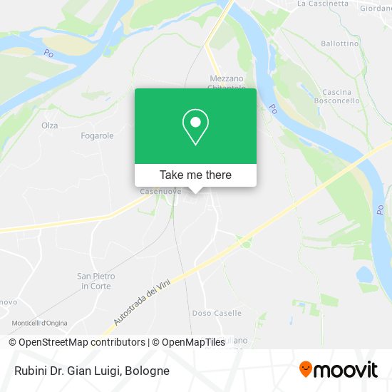 Rubini Dr. Gian Luigi map