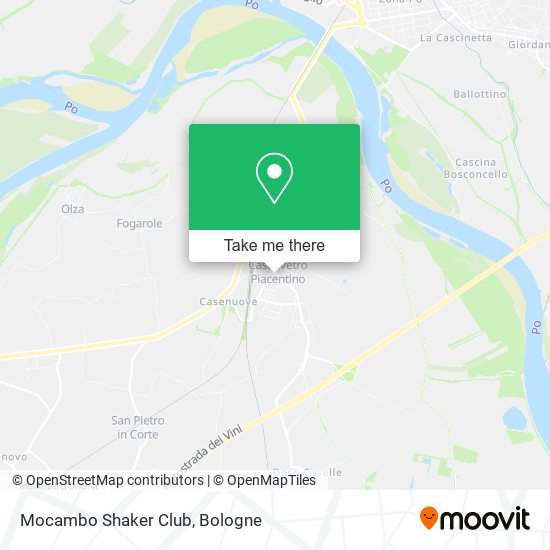 Mocambo Shaker Club map