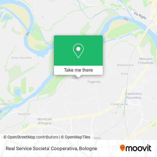 Real Service Societa' Cooperativa map