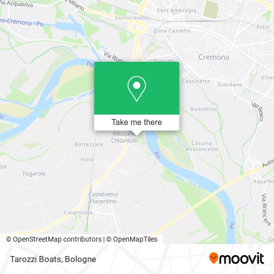 Tarozzi Boats map